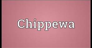 Chippewa Meaning