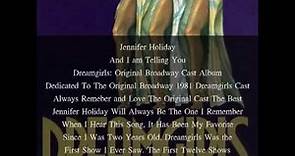 Jennifer Holiday, And I am Telling You, Dreamgirls Original Broadway Show 1981