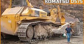 KOMATSU D575A: The King of Construction and Mining Sites