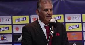 Carlos Queiroz es presentado como DT de Selección Colombia