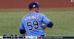 Jeffrey Springs exits with injury