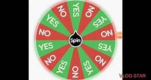 spin The Wheel (yes or no wheel)