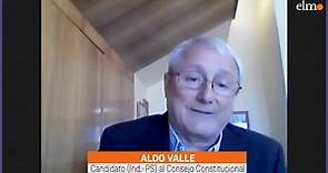Aldo Valle: "En comisión de expertos aún no son explícitos en cómo avanzamos en al Estado Social"