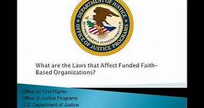 Faith-Based Organization Civil Rights Laws