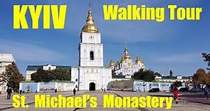 Kyiv, Ukraine Walking Tour - St. Michael's Golden-Domed Monastery and Cathedral