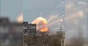 Las sobrecogedoras imágenes de los bombardeos en Ucrania