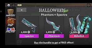 MM2 HALLOWEEN Phantom + Spectre Bundle