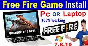 How to Download and Install Free fire Game in pc or Laptop | Laptop me Free Fire kaise Install kare