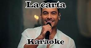 Carlos Rivera - La Carta (Karaoke)