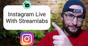 Easy Streamlabs Setup - How To Stream On Instagram Live From PC or Mac