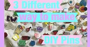 3 Different Ways to Make DIY pins without plastic