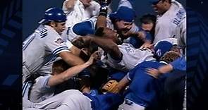 92 WS, GM 6, TOR@ATL: Blue Jays win the World Series