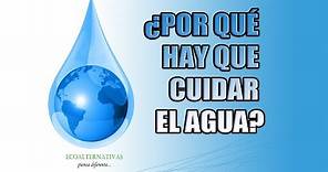 1. ¿Por qué hay que cuidar el agua?