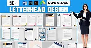 50+ Letterhead design Free Download, letterhead design photoshop, letterhead design in illustrator