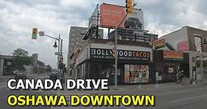 [4K] 🇨🇦 Oshawa Drive - Scenic Drive of Downtown Oshawa, Ontario Canada