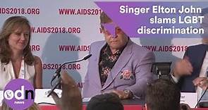 Elton John slams LGBT discrimination in Eastern Europe