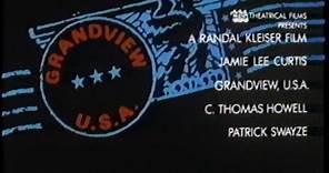 "Grandview U.S.A." Trailer - Jamie Lee Curtis & C. Thomas Howell Movie (1984)