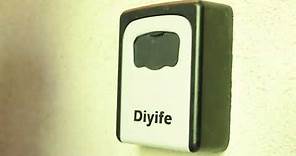 Diyife Lockbox reset and locking