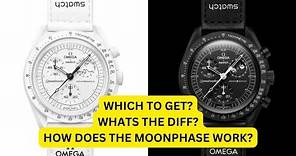 Swatch x Omega Moonswatch Snoopy (Black) - What's the diff?