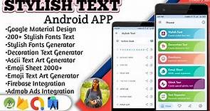 Stylish Text Generator | Fancy text generator Android App