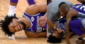 Marvin Bagley III got a hard injury after colliding with Malcolm Brogdon