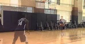Michael Kidd-Gilchrist practicing on his Jumpshot