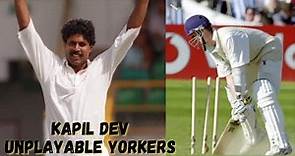 Kapil Dev 10 Unplayable Yorkers | Kapil Dev 2 Yorker Wins Matches For India
