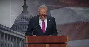 WATCH LIVE: Sen. Chuck Schumer holds press conference after Senate passes debt ceiling bill