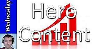 What is Hero Content?