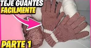 🧤 Cómo tejer guantes a dos agujas|| tejer guantes en diferentes tallas🧶