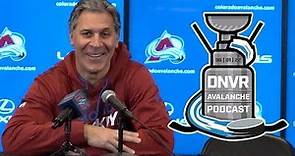 Jared Bednar before the Avalanche's redemption game vs the Ducks
