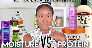 MOISTURE VS. PROTEIN | The Benefits & Differences, Reading Product Ingredients + MORE | Relaxed Hair