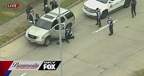 Raw video - High-speed police chase into St. Louis City