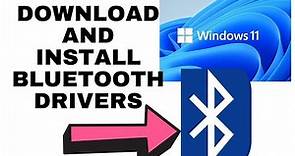How to install Bluetooth on Windows 10 & 11|| Intel Bluetooth drivers for windows 11