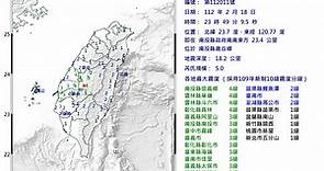 23:49南投芮氏規模5地震 最大震度4級、各地有感 | 聯合新聞網