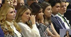 Angélica Rivera e hijas lloran tras agradecimiento de Peña Nieto durante informe