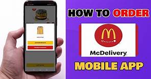 Mcdo App Delivery How to Order Mcdonalds mealds using McDelivery Mobile App