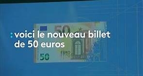 Voici le nouveau billet de 50 euros - franceinfo