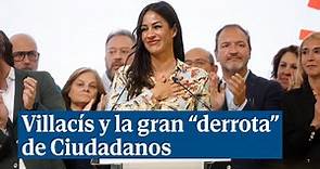 Begoña Villacís asume la gran "derrota" de Ciudadanos: "Es el discurso más difícil de mi vida"
