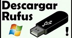 Descargar RUFUS para Bootear USB 👉(Fácil y Rápido)