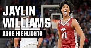 Jaylin Williams 2022 NCAA tournament highlights