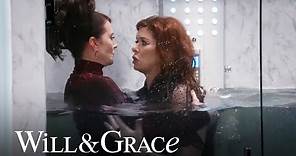 Grace and Karen trapped in a smart shower | Will & Grace 17'
