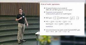 Quantum Algorithms - Ronald de Wolf