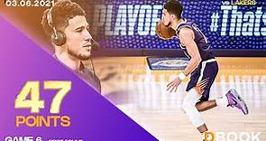 Devin Booker 47 Points vs Lakers! ALL HIS BUCKETS! ● 03.06.2021 ● TNT FEED ● 60 FPS