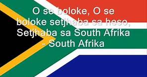 Hymne nationale de l'Afrique du Sud