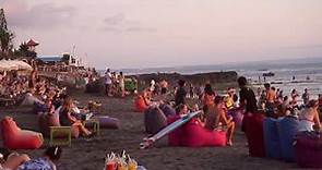 Echo Beach in Canggu, Bali at Sunset - AMAZING for cocktails!!