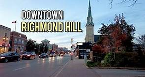 Downtown Richmond Hill Walking Tour October 2021 Canada
