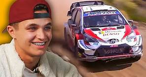 Lando Norris Reacts to the BEST Rally Moments!