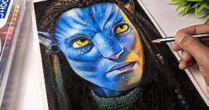 Drawing Avatar With Color Pencil | Avatar the way of water