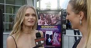 Sara Paxton Interview "Sundown" Los Angeles Premiere Red Carpet